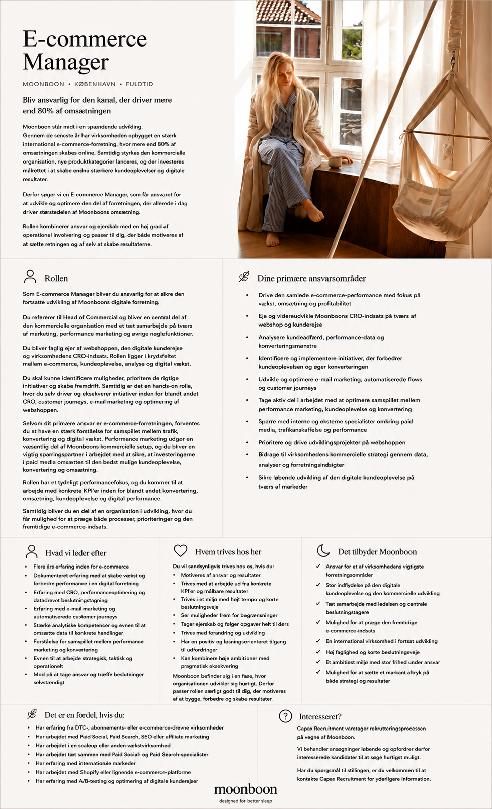 E-commerce manager jobad